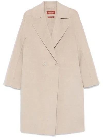 Max Mara Goya Coat In Neutrals