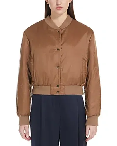 Max Mara Greenbi Jacket In Caramel