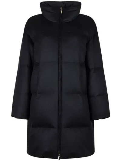 Max Mara High-neck Puffer Coat In Black