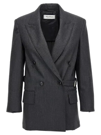 Max Mara Latino Blazer In Gray