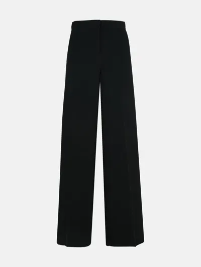 Max Mara 'leccio' Black Triacetate Blend Pants