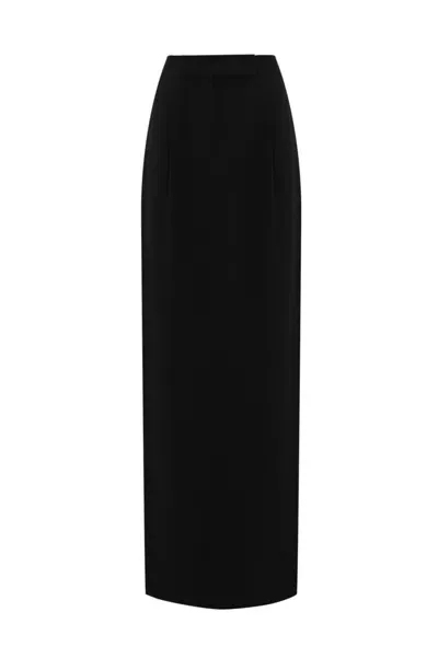 Max Mara Lemma Cady Skirt In Nero