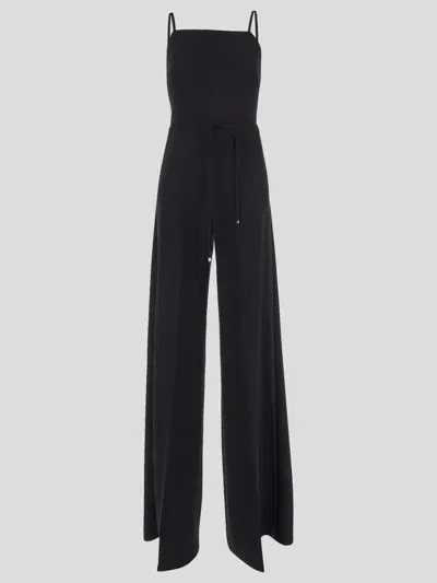 Max Mara Cady Bustier Jumpsuit In Black