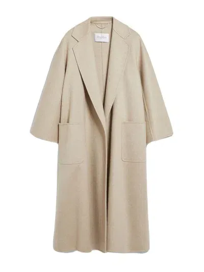 Max Mara Luxurious Cashmere Jacket In Beige For The Modern Woman