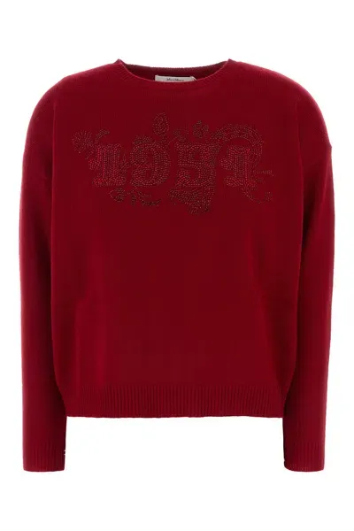 Max Mara Maglione Nias-s Nd  Female In Red