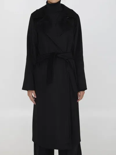 Max Mara Belted Long In Black