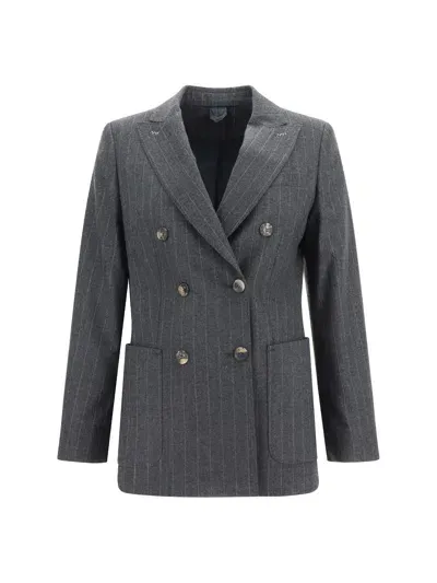 Max Mara Maracas Blazer Jacket In Multicolor