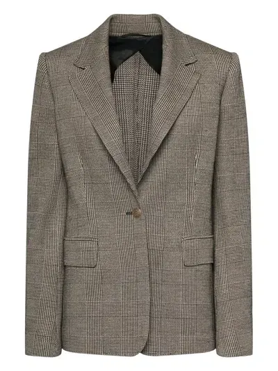 Max Mara Muschio Jacket In Grey