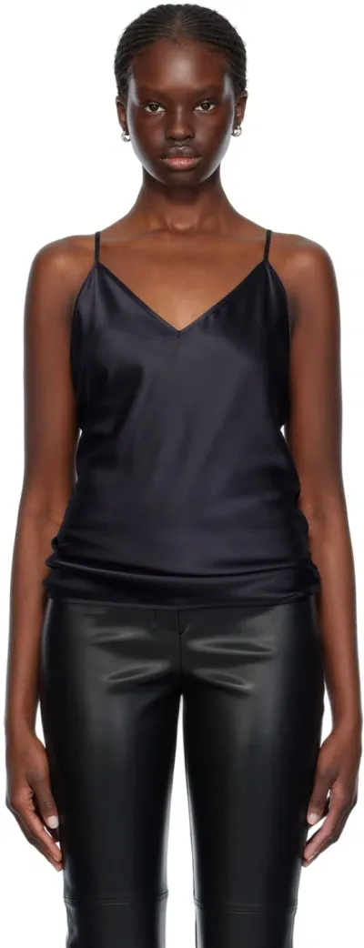 Max Mara Navy Lucca Camisole In 6 Navy