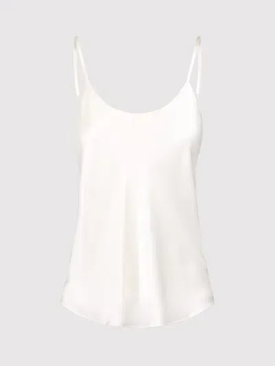 Max Mara Niagara - Silk Top In White