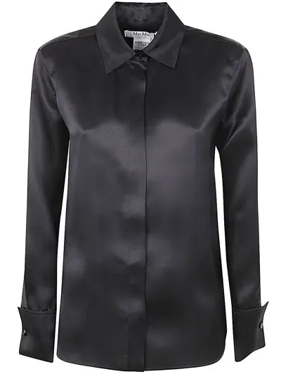 Max Mara Nola Organdy Shirt Clothing In Black