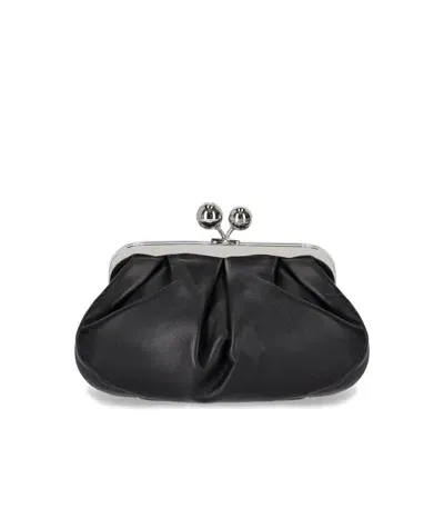 Max Mara Pasticcino Prati Small Schwarzer Clutch In Black