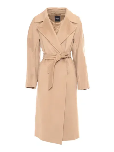 Max Mara Resina Camel Coat In Beige