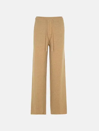 Max Mara 'rino' Brown Cashmere Blend Trousers