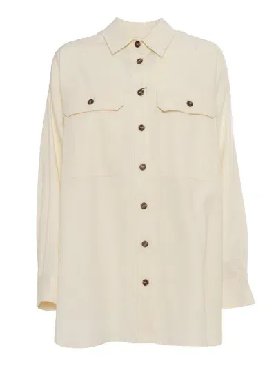 Max Mara Rolf Ecru Jacket In White