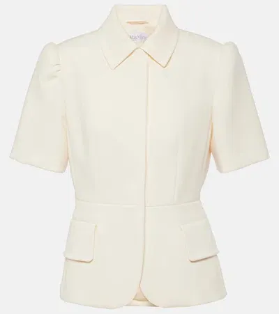 Max Mara Sablé Jacket In White