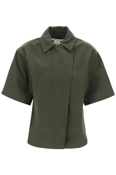 Max Mara Short-sleeved 'apple' In Green