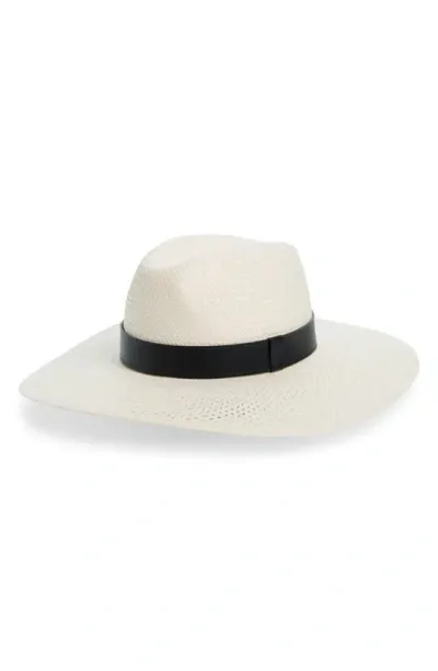 Max Mara Sidney Straw Brimmed Hat In White