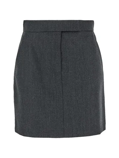 Max Mara Sondalo Skirt In Grey