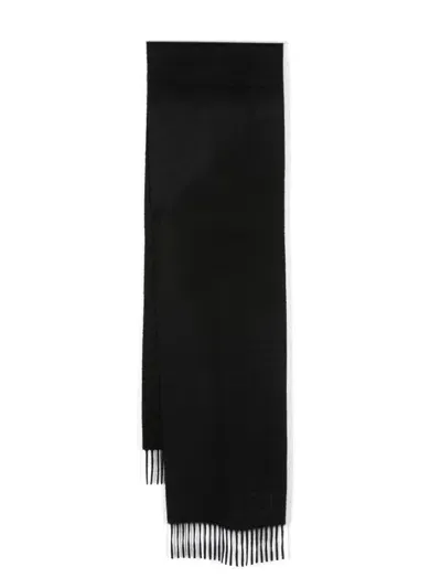 Max Mara Stole In Cashmere In Black  