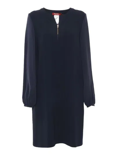 Max Mara Blue Dress