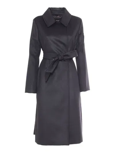 Max Mara Studio Coat In Black