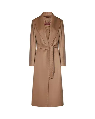 Max Mara Studio Coat In Toni Netri