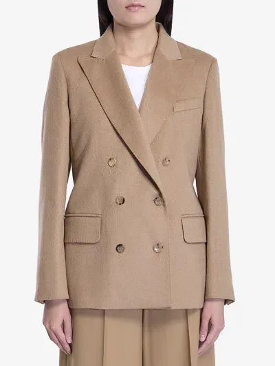 Max Mara Sumero Jacket In Beige