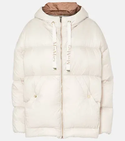 Max Mara The Cube Trebi Down Jacket In White