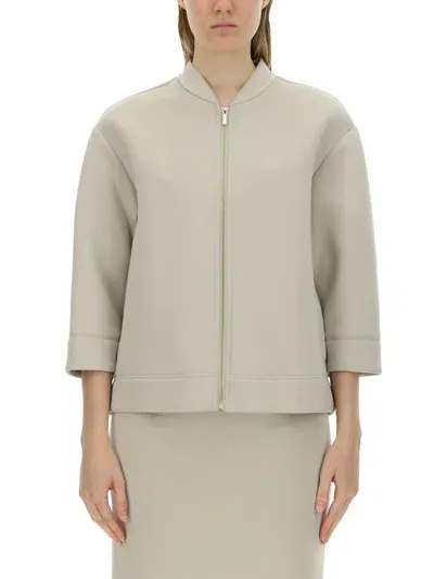 Max Mara "timeless Acorn" Jacket In Powder