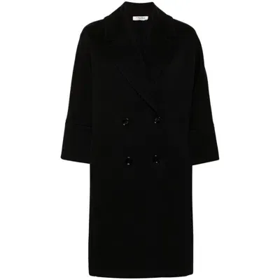 Max Mara Timeless Coats In Black