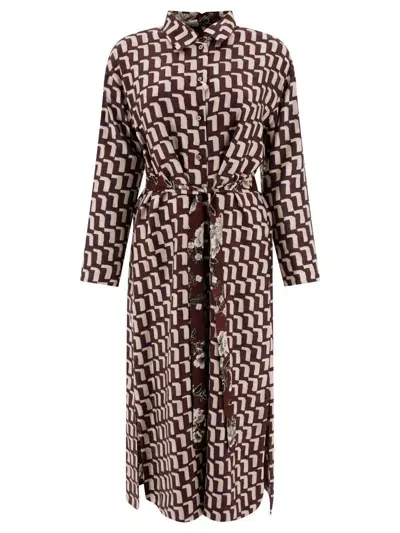 Max Mara Timeless Micaela Dresses Bordeaux