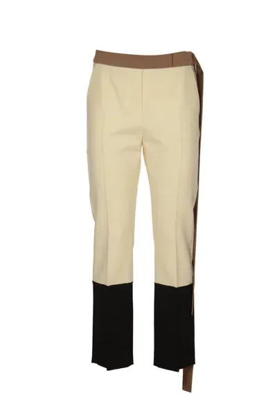 Max Mara Trousers White