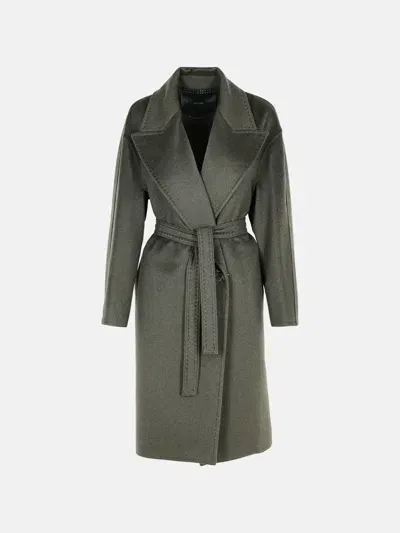 Max Mara 'valle' Green Cashmere Coat