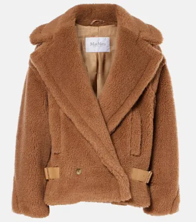 Max Mara Vanadio Teddy Jacket In Beige