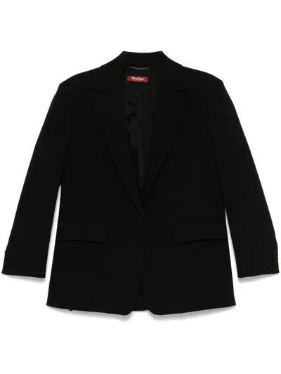 Max Mara Viale Blazer In Black