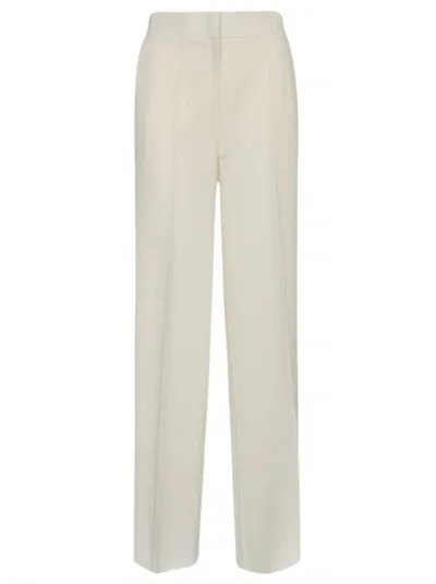 Max Mara Wide Pants In Neutrals