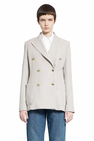 Max Mara Woman Beige Blazers In Neutral