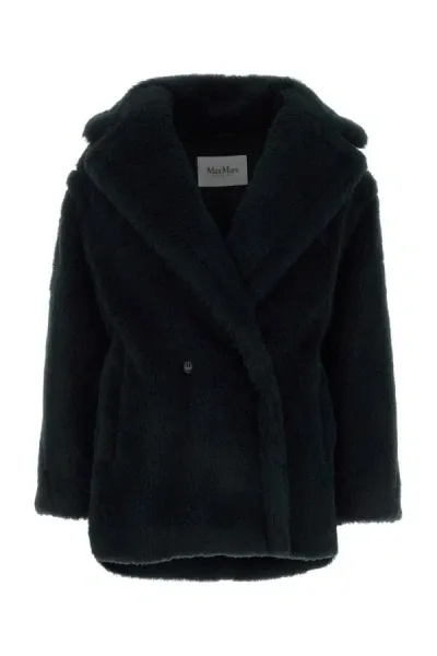 Max Mara Woman Black Teddy Olga Coat