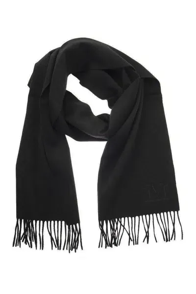 Max Mara Wsdalia - Cashmere Scarf In 黑色的