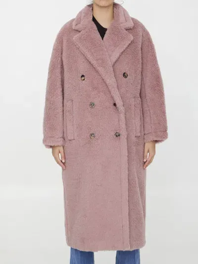 Max Mara Zitto Coat In Pink