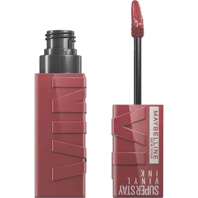 Maybelline Superstay Vinyl Ink Long Lasting Liquid Lipstick Shine Finish 47ml (various Shades) - 40 Witty In White