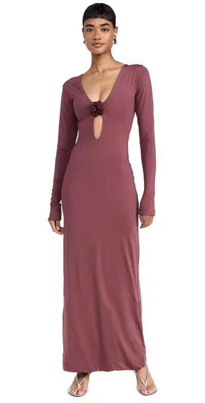 Maygel Coronel Lucir Dress Cabernet