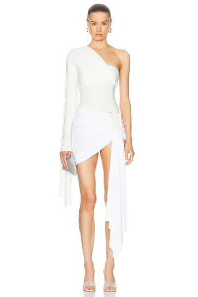 Maygel Coronel Vionnet Bodysuit In Off White