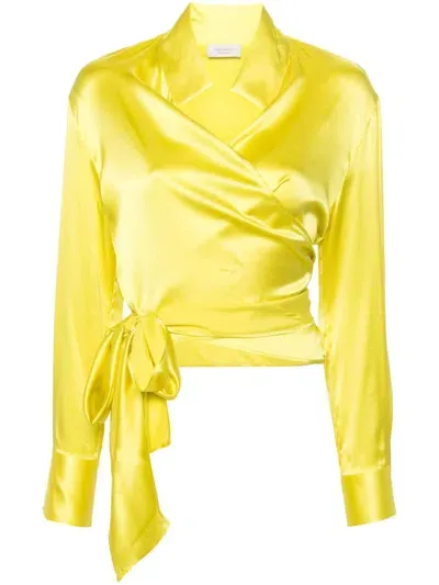 Mazzarelli Frida Blouse In Yellow