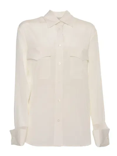 Mazzarelli Michela Silk Shirt In White