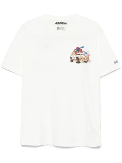 Mc2 Saint Barth X Cryptopuppets Arnott T-shirt In White