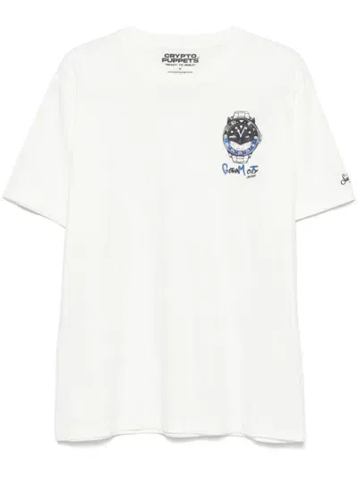 Mc2 Saint Barth X Cryptopuppets Arnott T-shirt In White