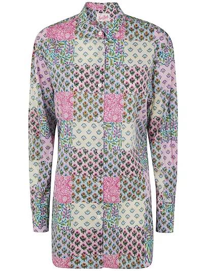 Mc2 Saint Barth Cotton Shirt In Multicolor