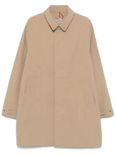 Mc2 Saint Barth Elbert Coat In Neutrals